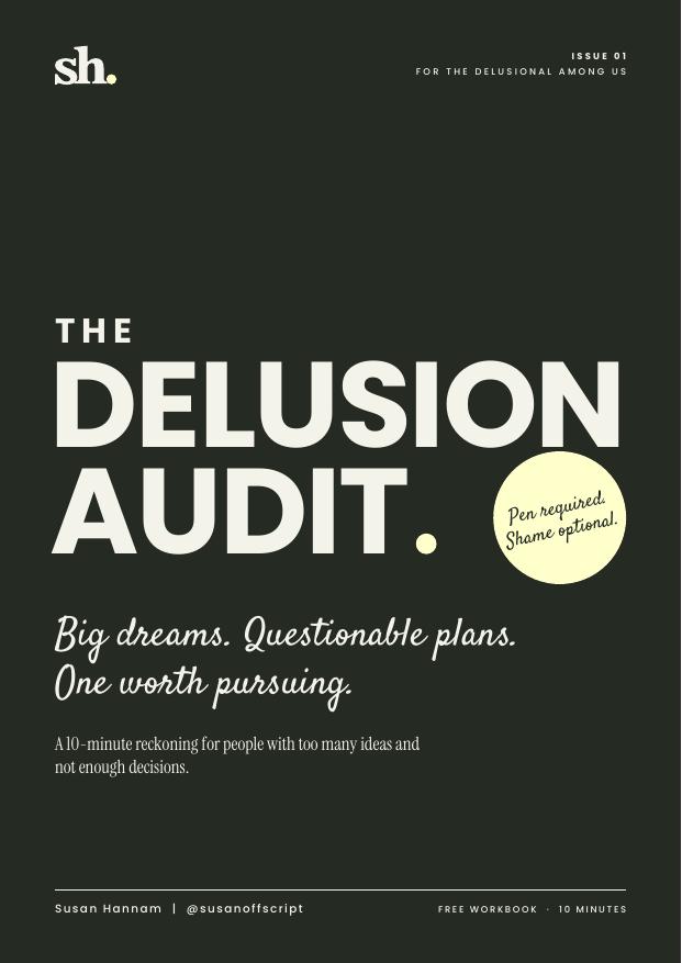 The Delusion Audit workbook cover